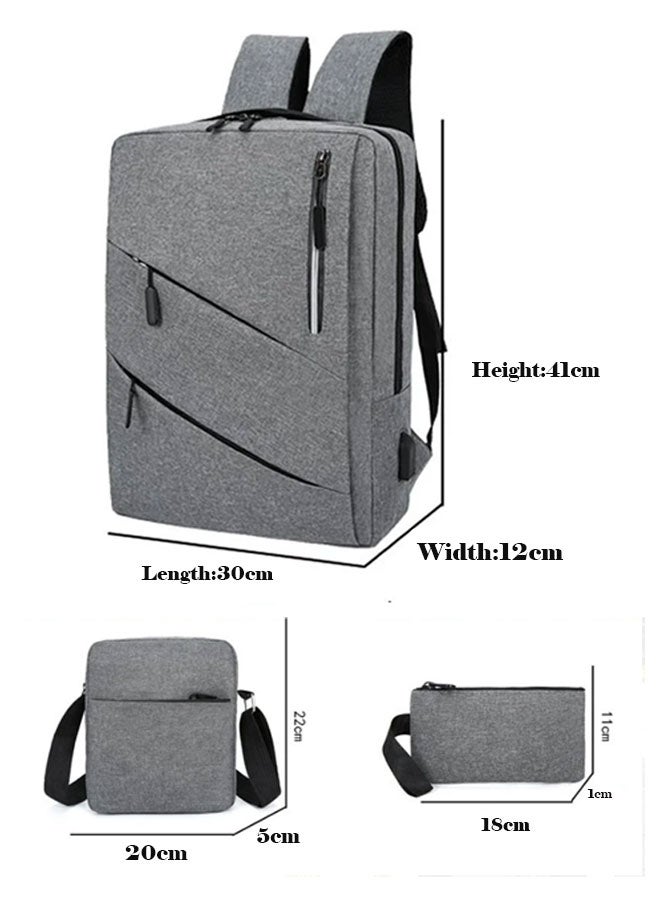 Laptop Backpack-Fits 15.6 Inch Laptop Travel Computer Bag,Business Anti Theft Backpack With Usb Charging Port  - Image 2