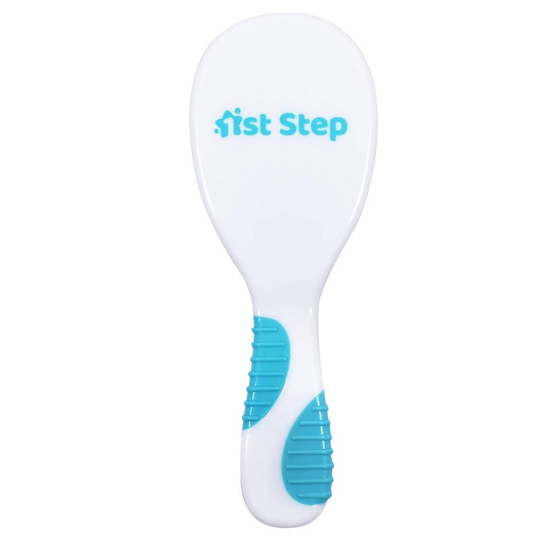 1st Step Comb & Brush Set with Soft Bristles (Blue) - Image 2