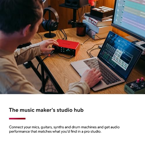 Focusrite Scarlett 4i4 4th Gen USB Audio Interface, for Musicians, Songwriters, Guitarists, Content Creators — High-Fidelity, Studio Quality Recording, and All the Software You Need to Record - Image 3
