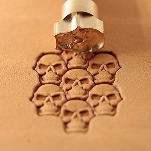 DandS ltd Leather Stamp Tool, Skull, Professional Steel Craft Tool for Leatherworking, Embossing, Carving & Stamping Leather Projects, Belts Wallets & DIY Projects Compatible with Mallet #375 - Image 4