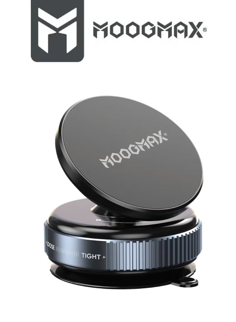 MOOGMAX Magnetic Car Phone Holder with Vacuum Suction, Strong Adsorption - Image 1