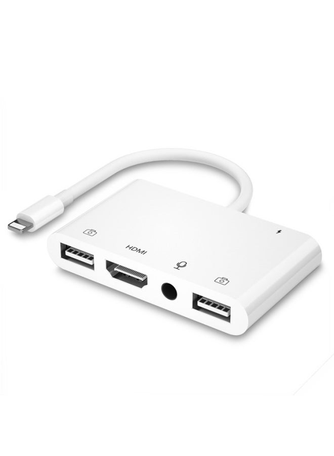 أكينو جهاز نقل الشاشة عبر HDMI - توصيل سلكي للهاتف المحمول لعرض الشاشة الكبيرة على التلفزيون بدون تأخير ودقة عالية في نقل الصورة - Image 1