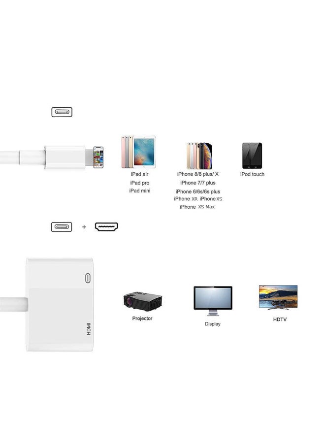 أكينو جهاز نقل الشاشة عبر HDMI - توصيل سلكي للهاتف المحمول لعرض الشاشة الكبيرة على التلفزيون بدون تأخير ودقة عالية في نقل الصورة - Image 2