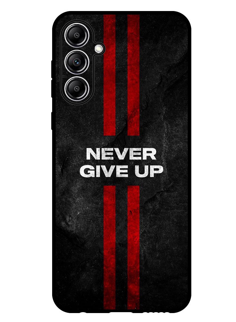 Theodor Protective Case Anti Scratch Shock Proof Bumper Cover For Samsung Galaxy F15 Never Give up stripes - Image 1