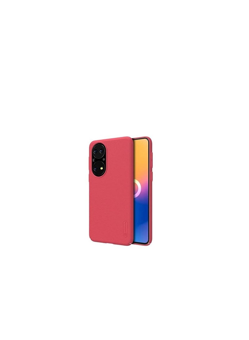 Nillkin Super Frosted Shield Huawei P50/P50E-Bright Red - Image 3