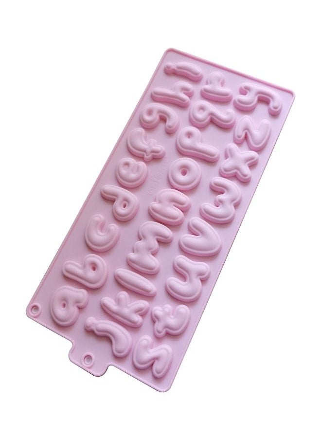 Silicone - Stylish Design Lowercase Alphabet Chocolate Baking Mold - Image 1