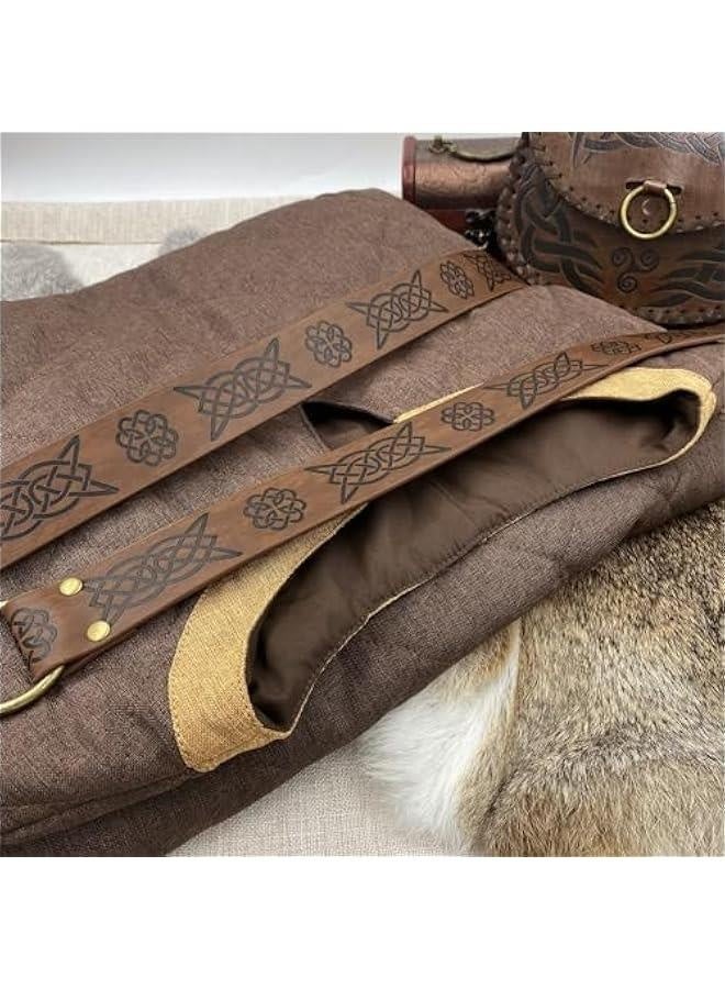 زي القرون الوسطى، مع حزام عتيق وحقيبة، درع جسم فارسي، مجموعة تنكرية من عصر النهضة - Image 4