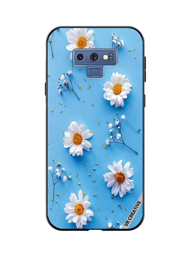 VR CREATIVE Protective Case Cover For Samsung Galaxy Note 9 Flower Design Multicolour - Image 1