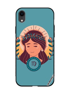 Protective Case Cover For Apple iPhone XR Virgin Zodiac Signs Design Multicolour