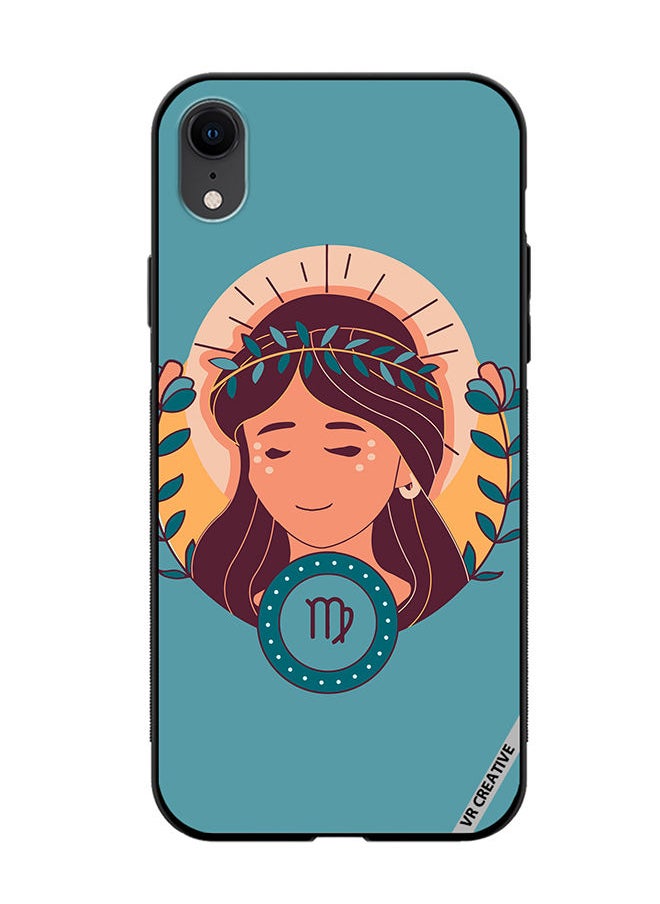 VR CREATIVE - Protective Case Cover For Apple iPhone XR Virgin Zodiac Signs Design Multicolour - Image 1