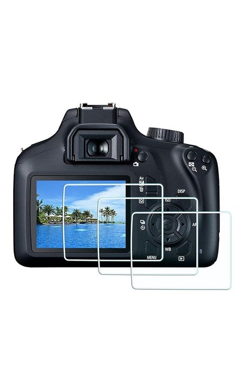 3 PACK Screen Protector for Canon EOS 4000D Tempered Glass Cover 0.3mm 9H Hardness Anti-Scrach Anti-Bubble