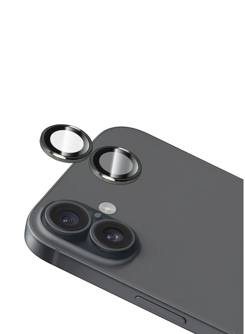 Devon Camera Lens Protector for iPhone 16 Single Ring Cover HD Tempered Glass - Image 2