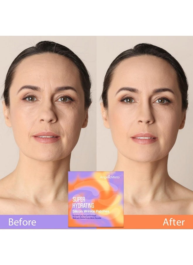 Reusable Silicone Patches For Under Eye Face And Forehead Wrinkles