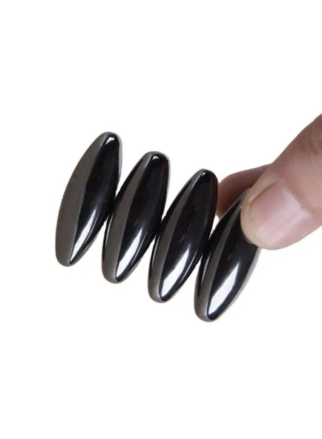 4 قطع مغناطيس بيضاوي مضاد للصدمات - لعبة لجميع الأعمار، يمكن استخدامها كمغناطيس للثلاجة متعدد الألوان - Image 3