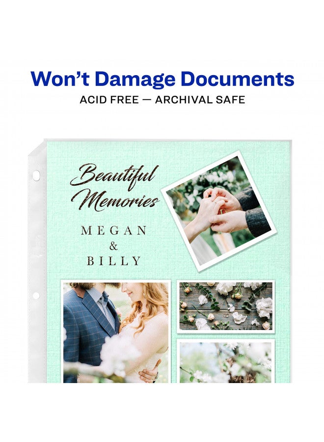 Avery Clear Self-Adhesive CD/DVD Storage Pages, Top Load with Flap, Pack of 10 (73721) - Image 5