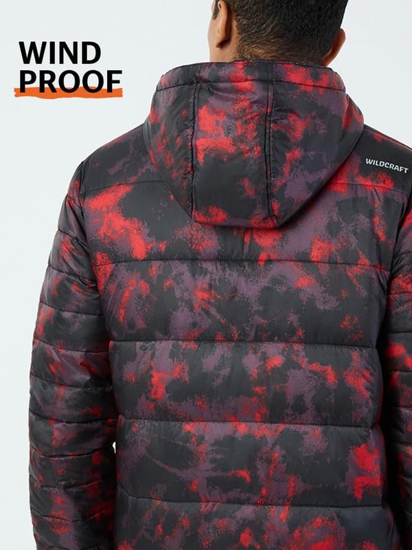 Wildcraft Men Polyester Husky Jacket (Chery_Tmto, XL) - Image 5