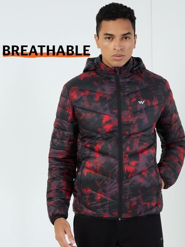 Wildcraft Men Polyester Husky Jacket (Chery_Tmto, XL) - Image 4