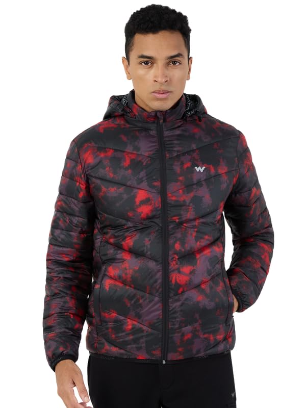 Wildcraft Men Polyester Husky Jacket (Chery_Tmto, XL) - Image 1