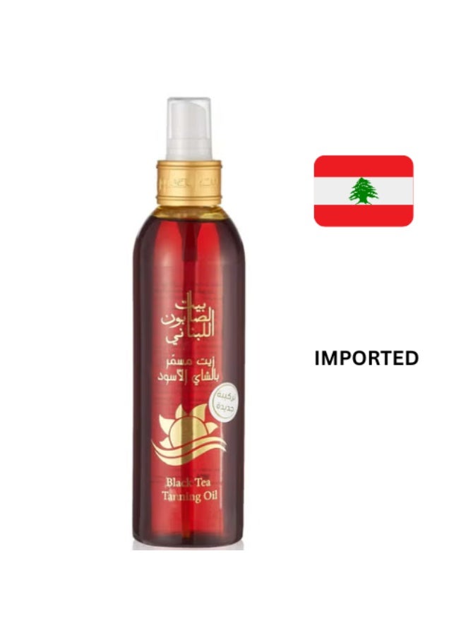 BAYT AL SABOUN AL LOUBNANI Black Tea Tanning Oil, 150 Ml - Image 1