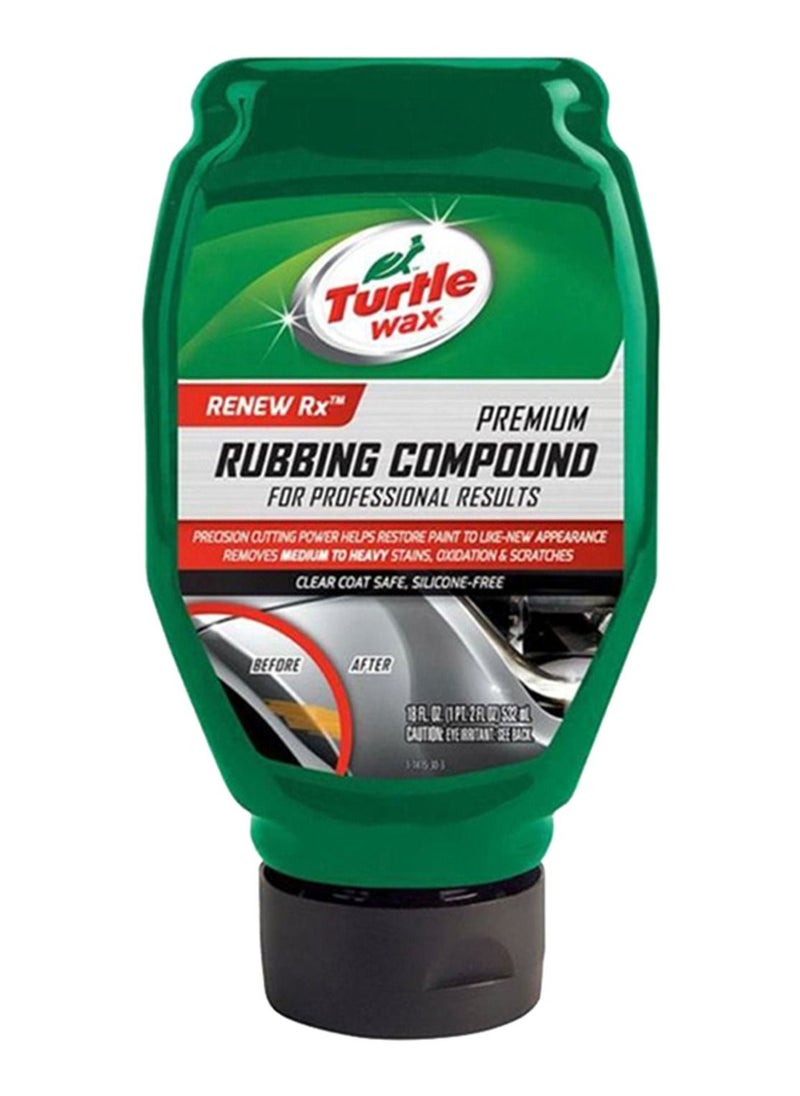 TURTLE T-415, 532ml, Premium Rubbing Compound, For Professional Results, 18oz.  - Image 1