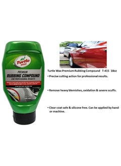 TURTLE T-415, 532ml, Premium Rubbing Compound, For Professional Results, 18oz.  - Image 5
