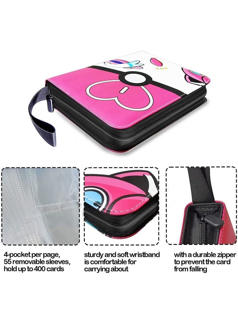 Y&D Binder for Pokemon Cards with Sleeves, 4-Pocket Trading Card Binder,400 Pockets Collection Binder,Collector Album Boys Girls Toys Gift - Image 3