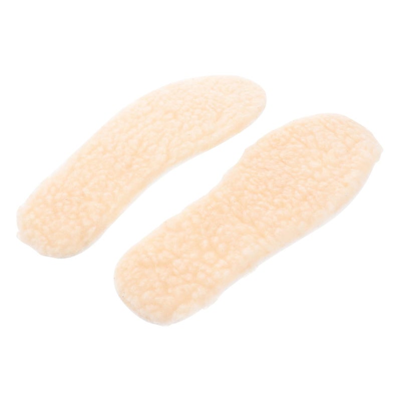2 Pairs Children Warm Insoles Breathable Shoe Bottoms for Winter Eva Imitation Lamb Wool - Image 2
