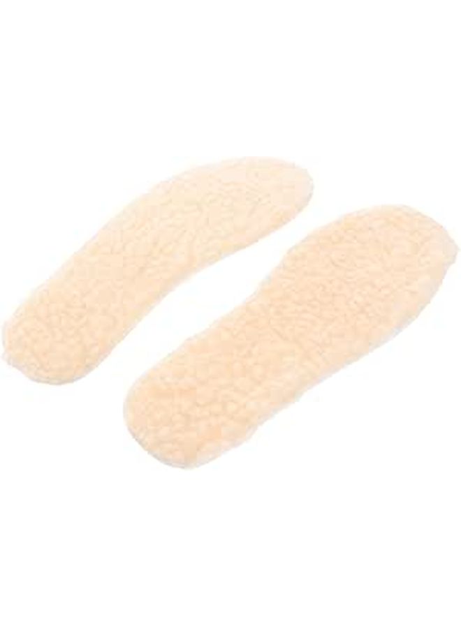 2 Pairs Children Warm Insoles Breathable Shoe Bottoms for Winter Eva Imitation Lamb Wool - Image 1