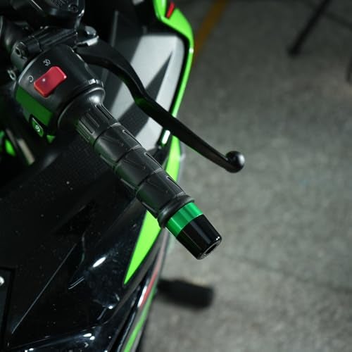 Velospeed Handlebar Grip End for Ninja 250 300 400 650 1000 400R 250R 250SX 1000SX H2R ZX14R ZX10R ZX6R Motorcycle CNC Aluminum Handlebar Bar Ends Plug Balance Pad Accessories (Gray) - Image 4