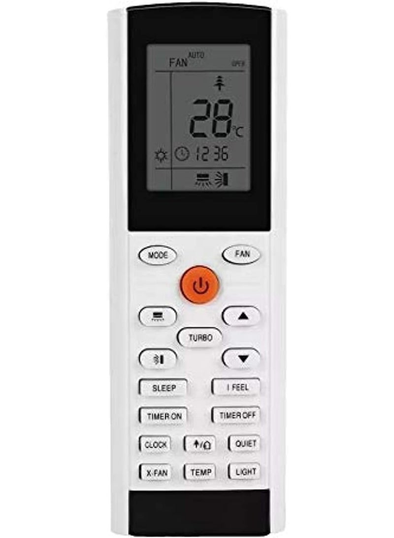 ELTRAZONE Ugine AC Remote Control Replacement, Air Conditioner Remote Controller for Ugine AC, Easy Operation, Temperature, Mode, Fan Speed, Swing & Timer Control - Image 1