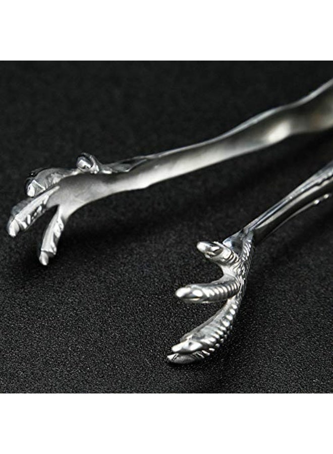 MASSJOY Bar Ice Hockey Special Eagle Claw Shape Ice Tongs Serving Tongs. - Image 4