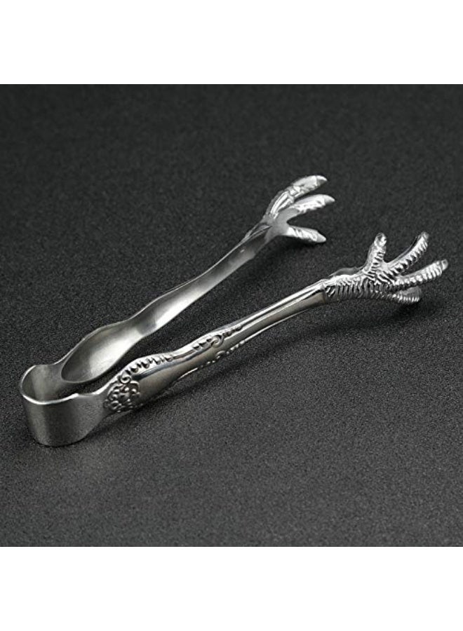 MASSJOY Bar Ice Hockey Special Eagle Claw Shape Ice Tongs Serving Tongs. - Image 2