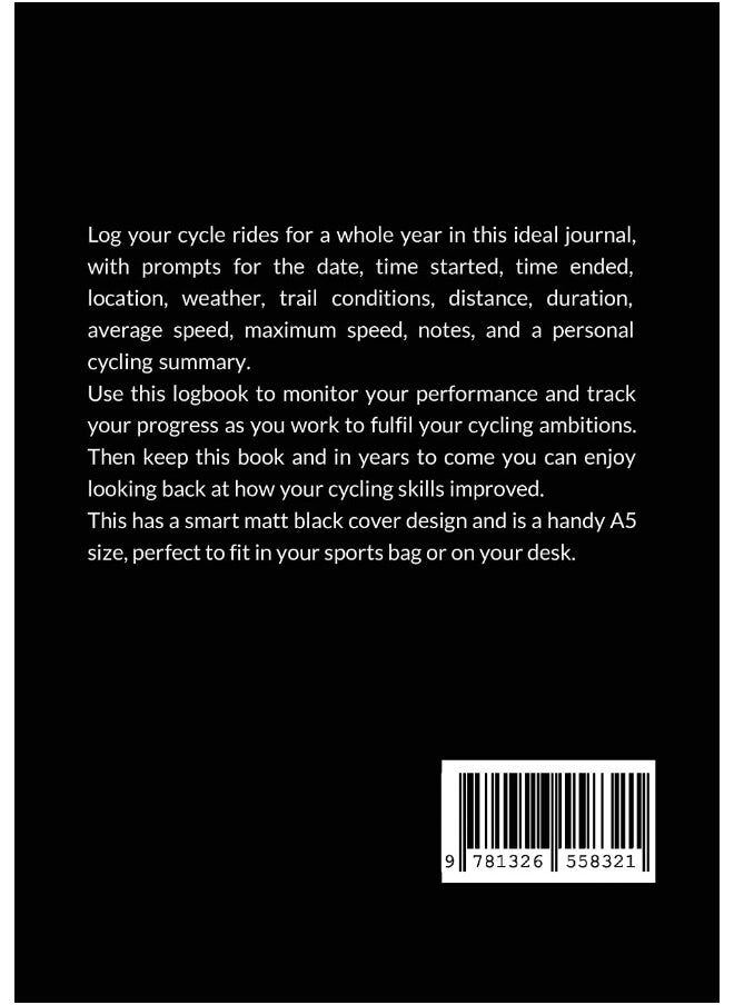 My Cycling Journal: A Diary For Cyclists To Log And Track Their Rides  - Image 2