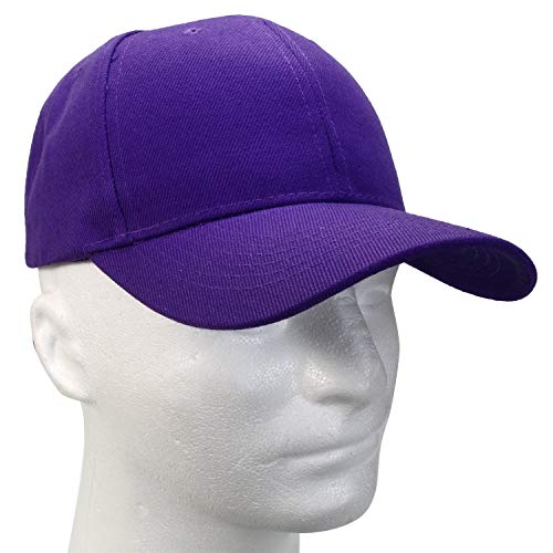 Falari Baseball Cap Adjustable Size for Running Workouts and Outdoor Activities All Seasons (1pc Purple) - Image 5