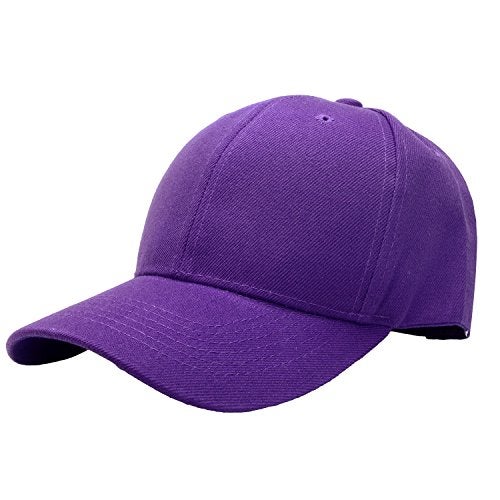 Falari Baseball Cap Adjustable Size for Running Workouts and Outdoor Activities All Seasons (1pc Purple) - Image 1