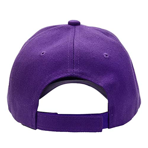 Falari Baseball Cap Adjustable Size for Running Workouts and Outdoor Activities All Seasons (1pc Purple) - Image 3