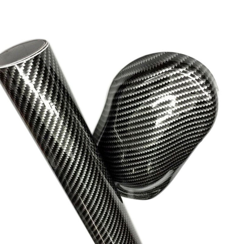 5D High Gloss Carbon Fiber Self Adhesive Film, Vinyl Wrap Sticker Car Wrap Film Automotive DIY Decals - Image 2