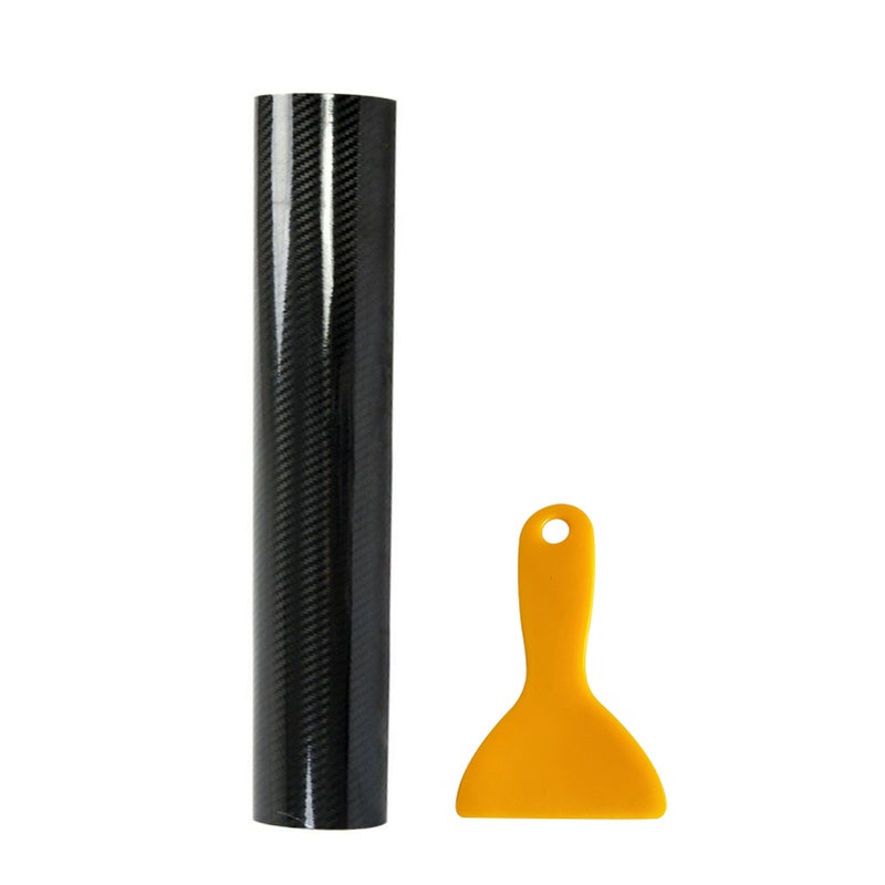 5D High Gloss Carbon Fiber Self Adhesive Film, Vinyl Wrap Sticker Car Wrap Film Automotive DIY Decals - Image 1