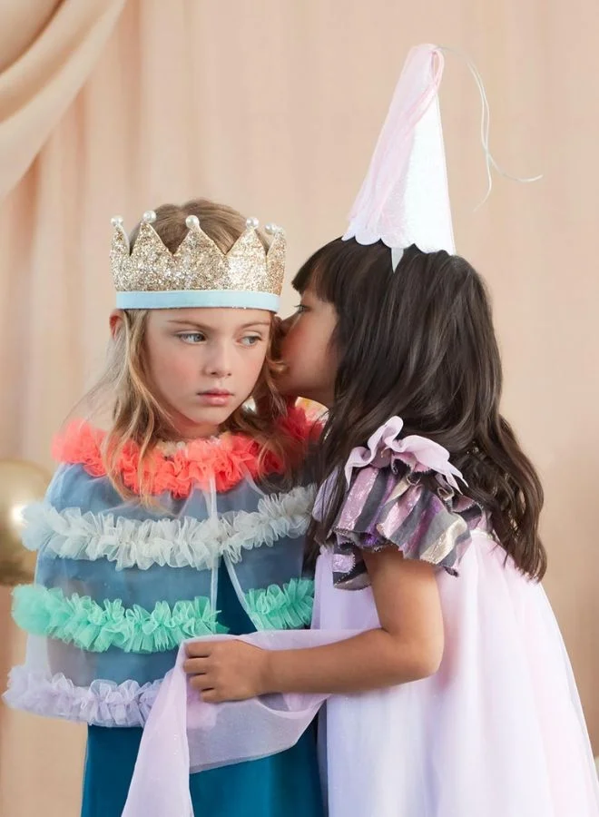ميري ميري Neon Tulle Ruffle Capelet