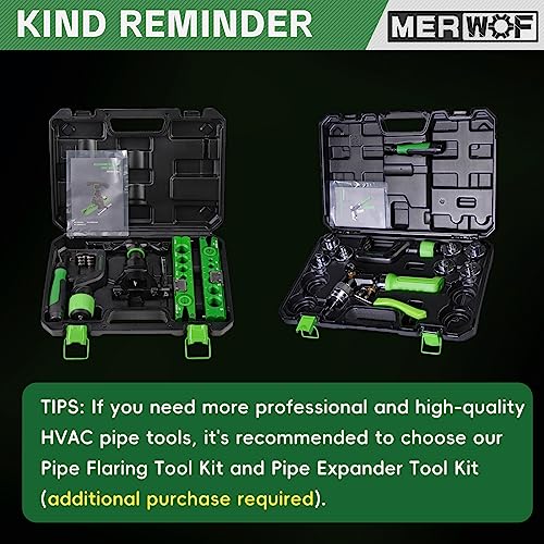 MERWOF Metal Pipe Reamer for Copper PVC Pipe, Deburring Tool, PlumbingTools, 1/4” to 1-5/8” Inner/Outer Tubing Cleaner, Tube Chamfering Tool (Green) - Image 5