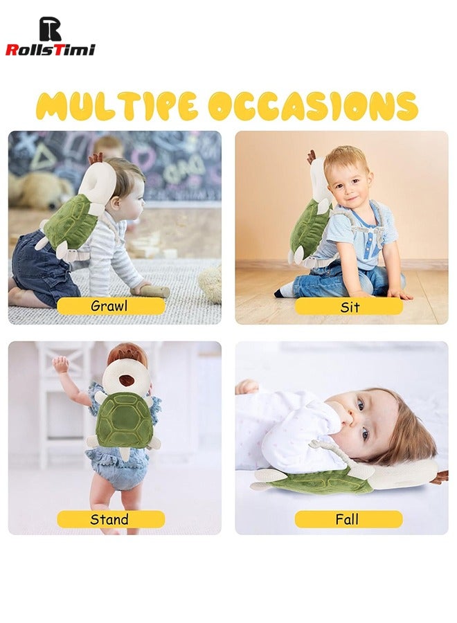 RollsTimi  Adjustable Baby Head Protector – Tortoise Baby Fall Protective Headrest  - Image 5