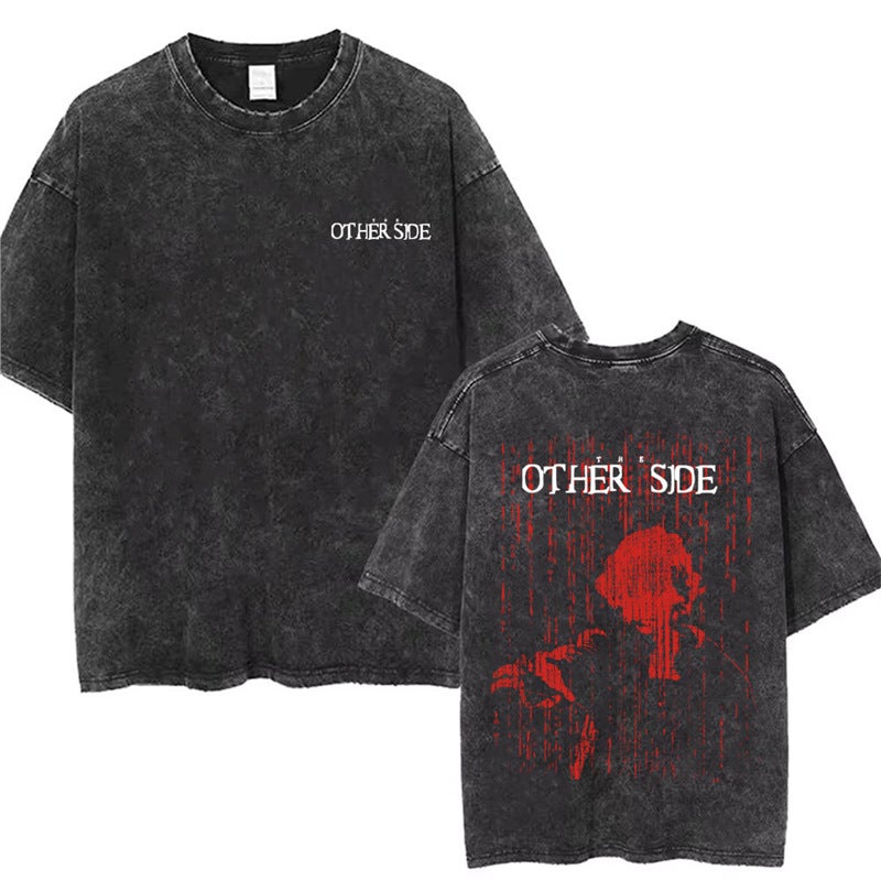 Eddie Munson Vintage Washed T Shirts The Demogorgon - Image 1
