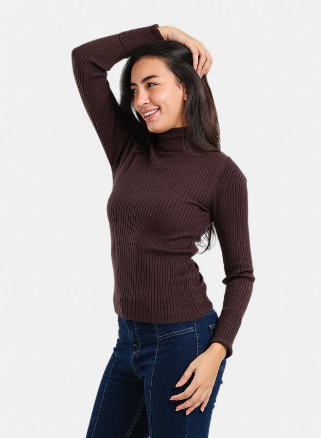Carina Ribbed Turtleneck Pullover - Image 2