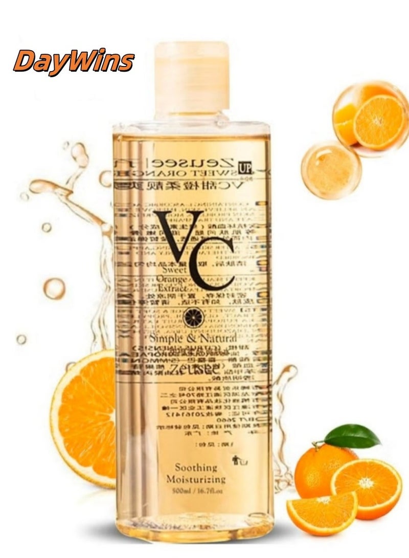 فوز اليوم تونر كوري بفيتامين سي ٥٠٠ مل - ترطيب عميق وزيادة مرونة البشرة للتفتيح الآمن للبشرة الحساسة - Image 1