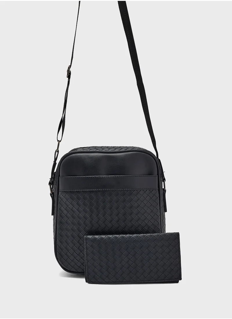 Seventy Five Crossbody Messenger And Wallet Set