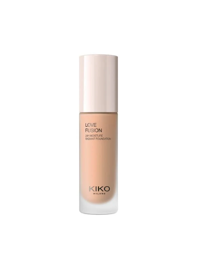 Kiko Milano WARM GOLD LOVE FUSION 24H MOISTURE RADIANT FOUNDATION for Women | Best Price UAE