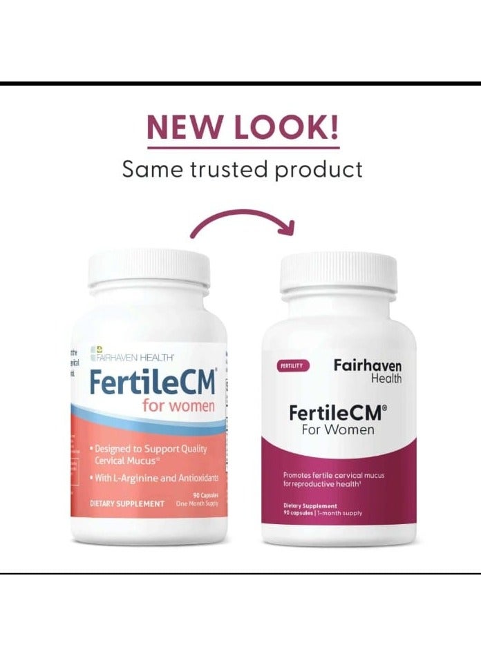 fairhaven health FertileCM for Women 90 Capsules - Image 1
