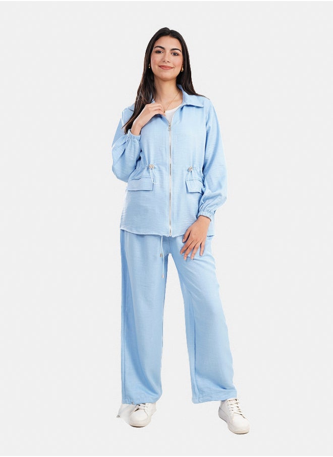 Clue - Jacket with Elastic Waist - Image 1