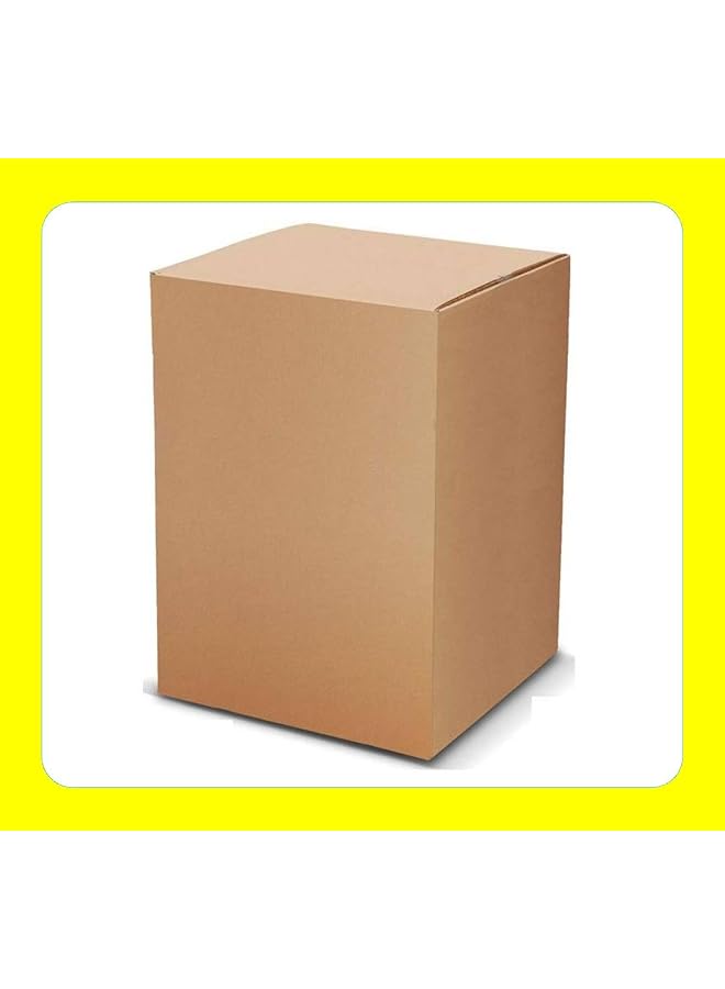 erorex 5 Pack Carton Box Large Double Wall 100 Percent Recyclable Corrugated Cardboard Moving Boxes With 32 Kg Capacity 45 X 45 X 70 Cm Brown Carton For Packaging Shipping And Storage 5 Ply Brown - Image 5