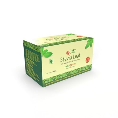 So Sweet Stevia Dried Leaves - 100% Natural, Sugar-Free Sweetener, Ideal for Herbal Teas & Recipes, 100gm, Diabetic-Friendly, Chemical-Free, Perfect for Healthy Living & Weight Management - Image 1